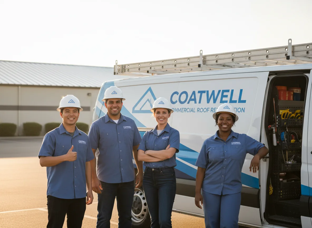 Commercial roof coating company in Packwaukee, WI